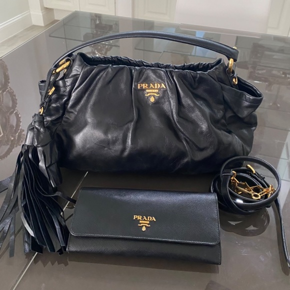 Vintage Prada & wallet shoulder bag - Picture 3 of 7